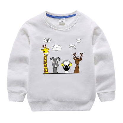 Children's Cotton Long Sleeve Sweatshirt | Boys & Girls Casual Top