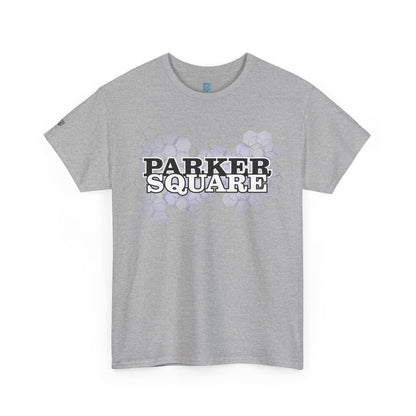 Parker Square T‑Shirt — Retro Campus Logo Tee
