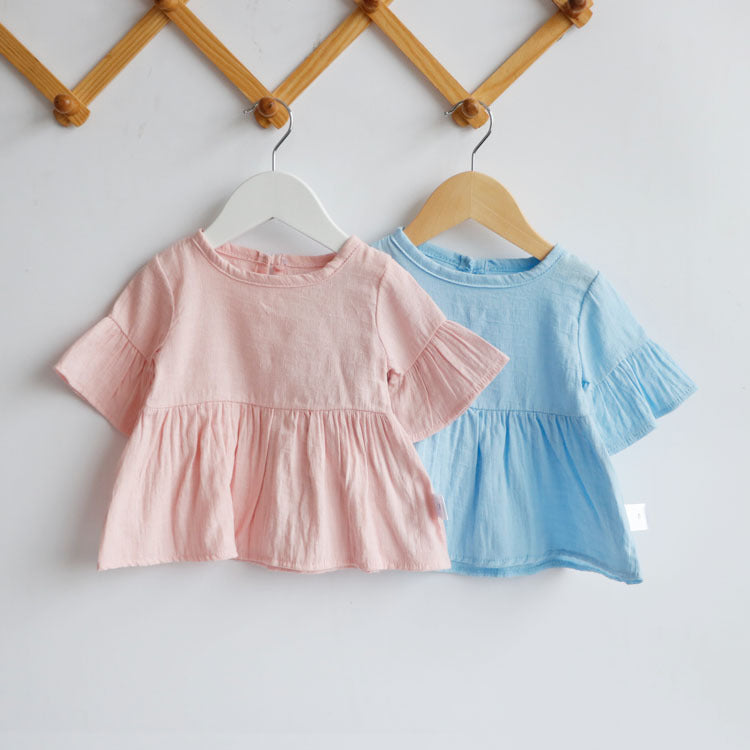Baby & Toddler Cotton Short Sleeve T-Shirt – 4 Colours