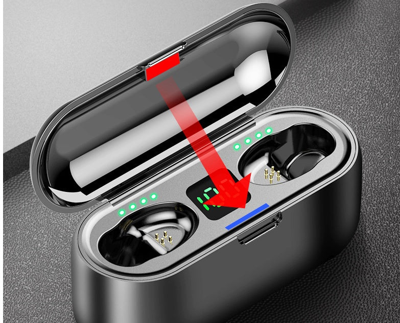 Bluetooth 5.0 Earbuds | Wireless Hands-Free Earphones with LED Display