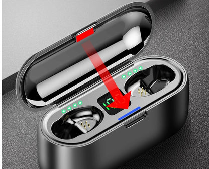Bluetooth 5.0 Earbuds | Wireless Hands-Free Earphones with LED Display