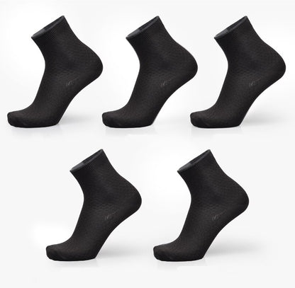 Men's Bamboo Fibre Business Socks – 5 Colours, Multi-Pack