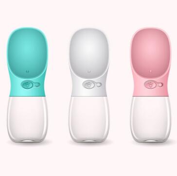 Portable Pet Water Bottle | One-Touch Dog Water Dispenser 350ml & 550ml