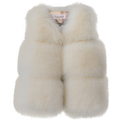 Girls Sleeveless Vest Coat | Polyester Gilet | 80-120cm