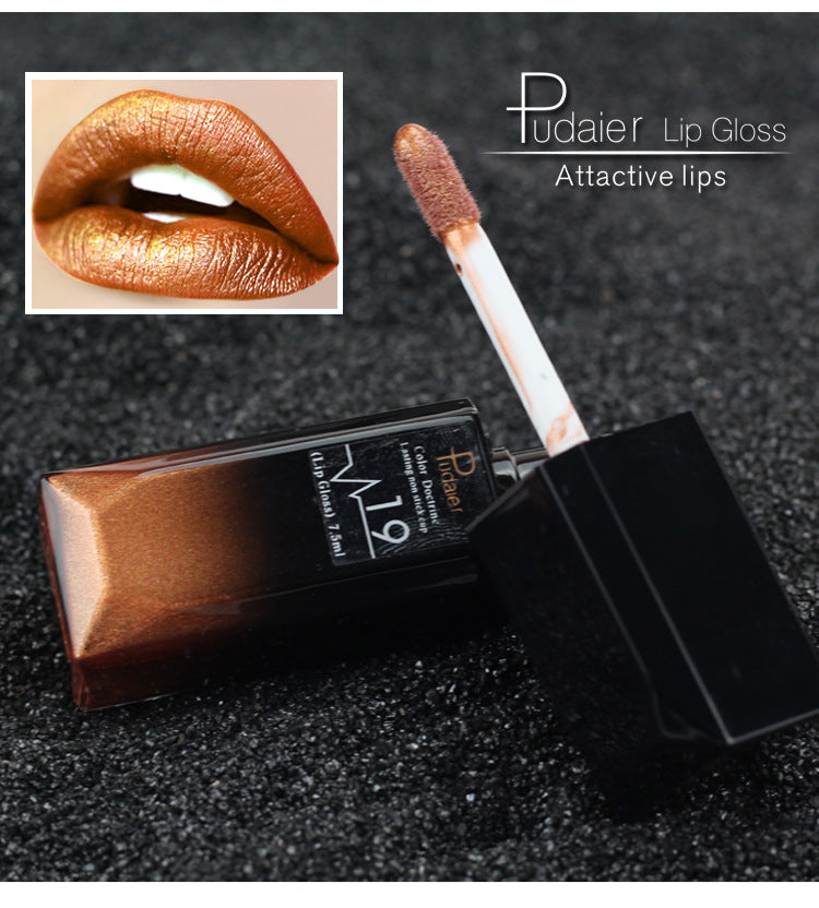 Matte Liquid Lip Gloss – Waterproof Long-Lasting 8ml, 21 Shades
