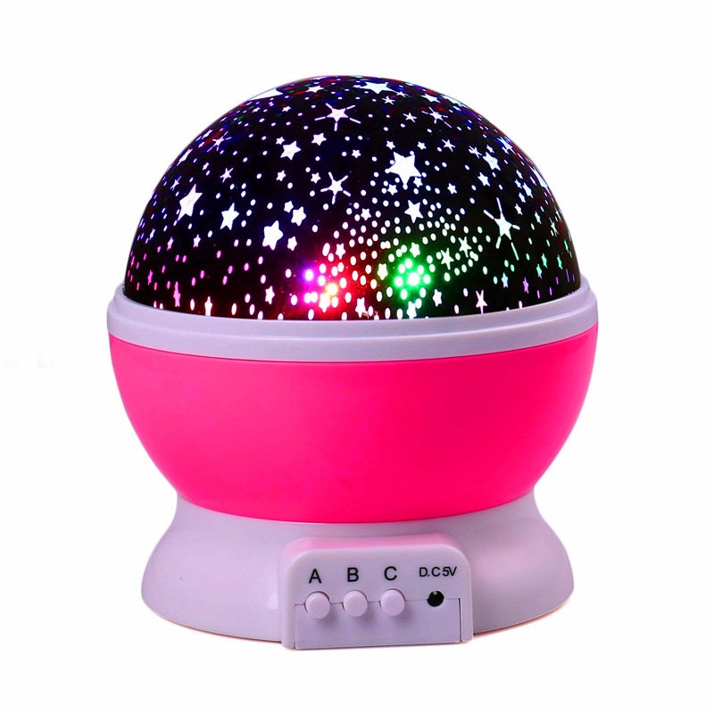 Rotating Star & Constellation Projector Night Light