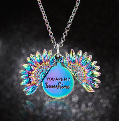 Sunflower Pendant Necklace | Gold, Silver & Rose Gold