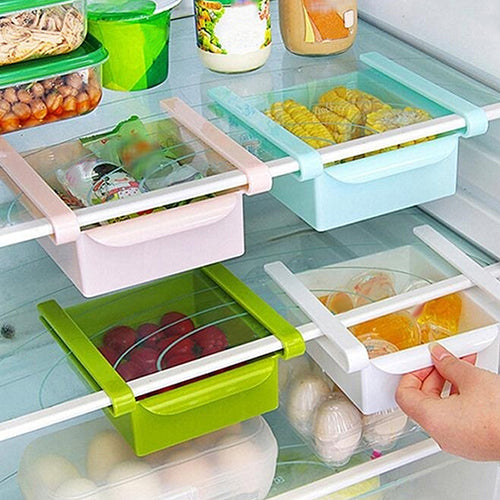 Hanging Fridge Drawer Storage Rack Organiser