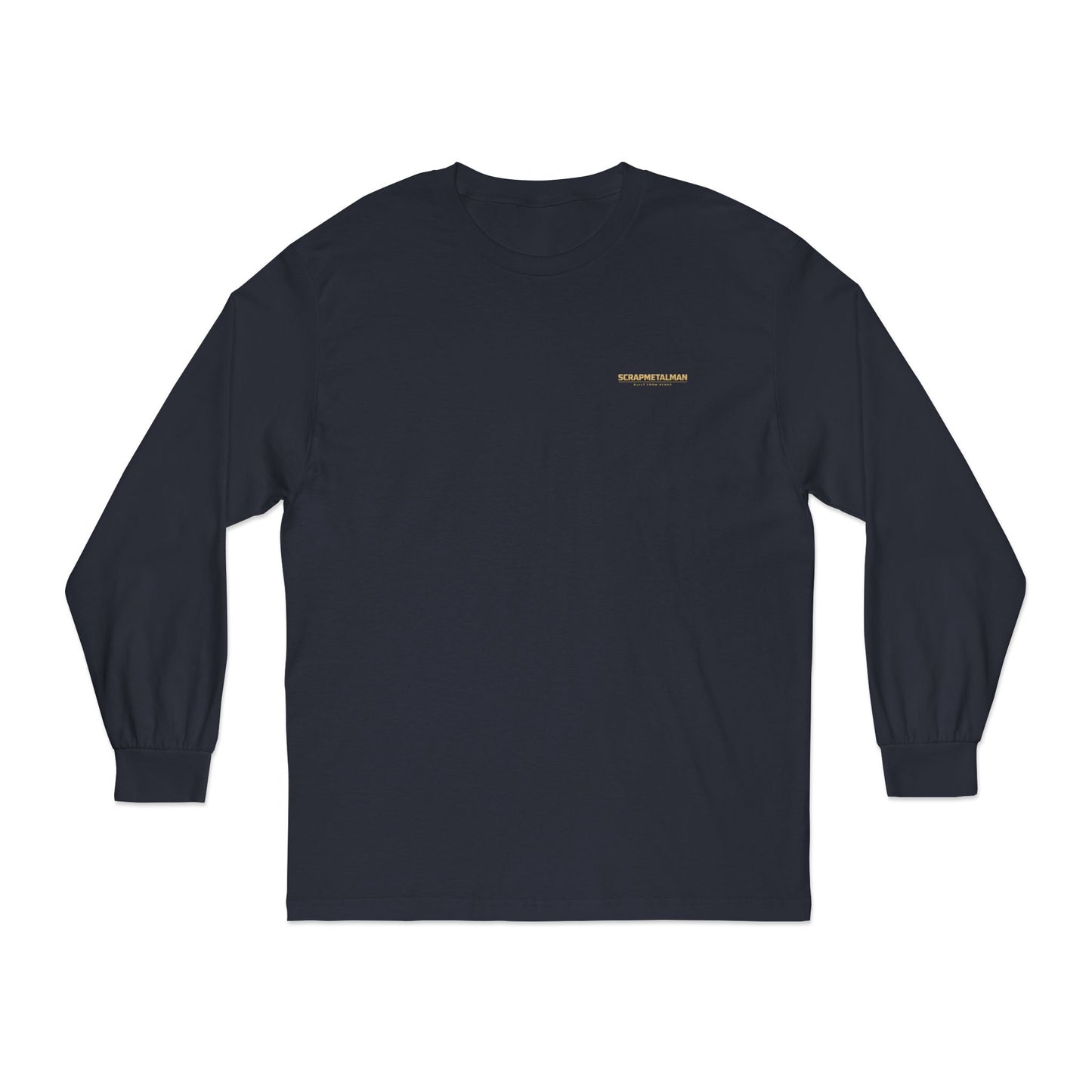 'Good Vibes Only' Long Sleeve Tee | Minimalist White & Gold