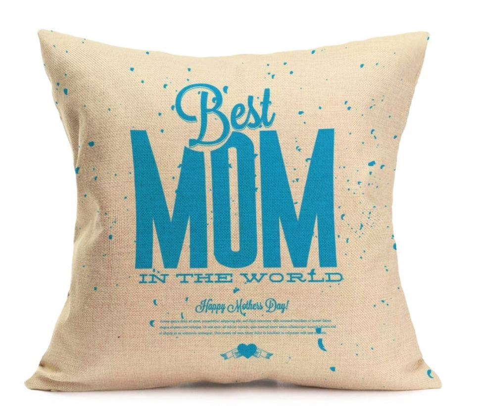 Mother's Day Flannel Cushion Cover | Soft Velvet | 43cm