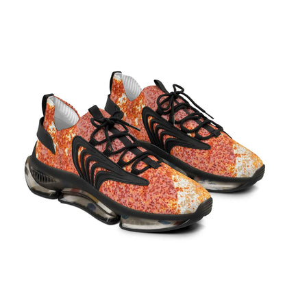 Men's Pizza Print Mesh Sneakers – Novelty Athletic Shoes