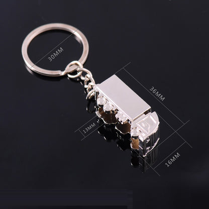 3D Truck Model Keychain | Zinc Alloy Vehicle Charm | JP Collections