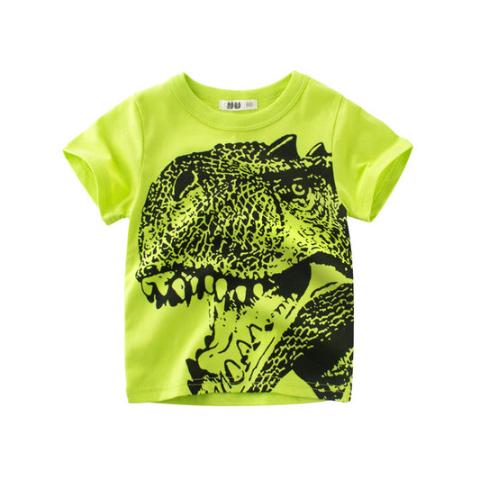 Boys' Cartoon Print Short Sleeve T-Shirt | Ages 2-8