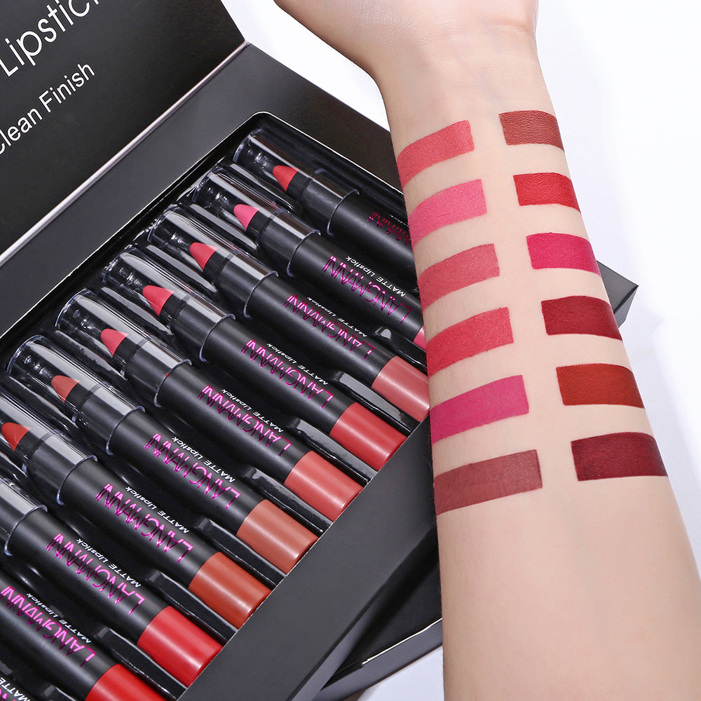 12-Piece Lipstick Gift Set – 12 Colours, 3.5g Each