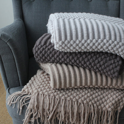 Soft Fleece Throw Blanket | 127x170cm Sofa & Bed Blanket