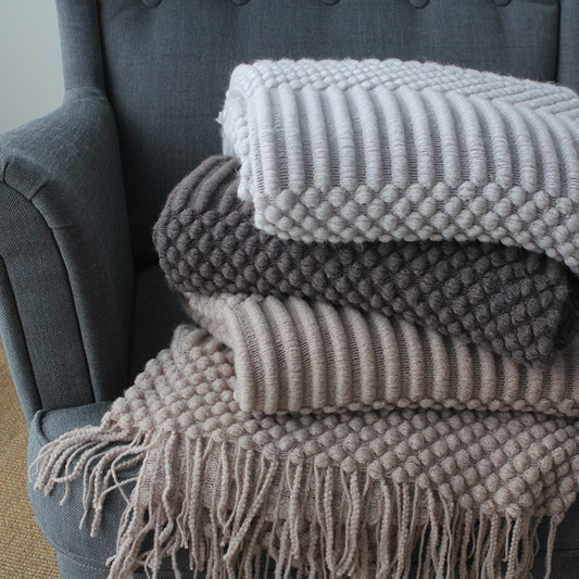 Soft Fleece Throw Blanket | 127x170cm Sofa & Bed Blanket
