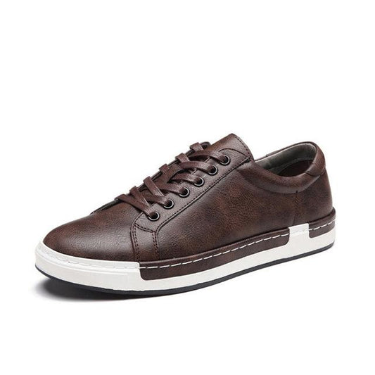 Men's Lace-Up Casual Leather-Look Shoes | PU Upper | EU 38-48