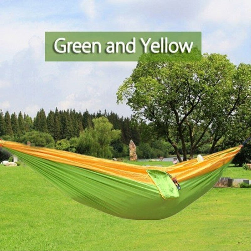 210T Parachute Nylon Camping Hammock – 270×140cm Lightweight Portable Hammock 30+ Colours