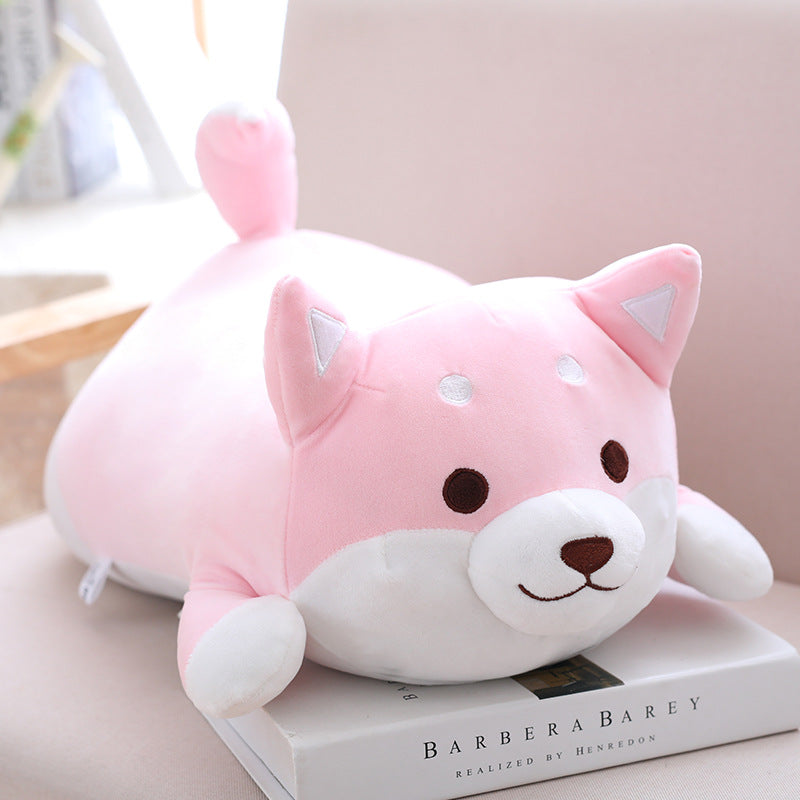 Shiba Inu Dog Plush Toy - Soft Stuffed Animal Pillow for Kids