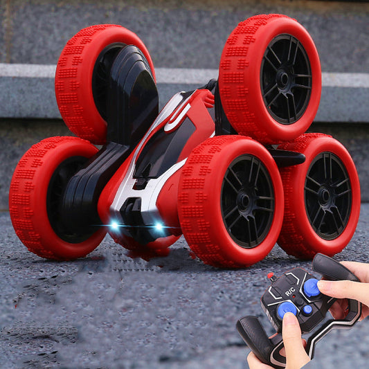 Six Wheel RC Stunt Car - 360 Rotation & LED Lights