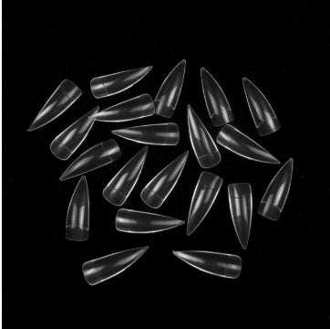 100-Piece Stiletto Nail Tips – Long Pointed Extensions