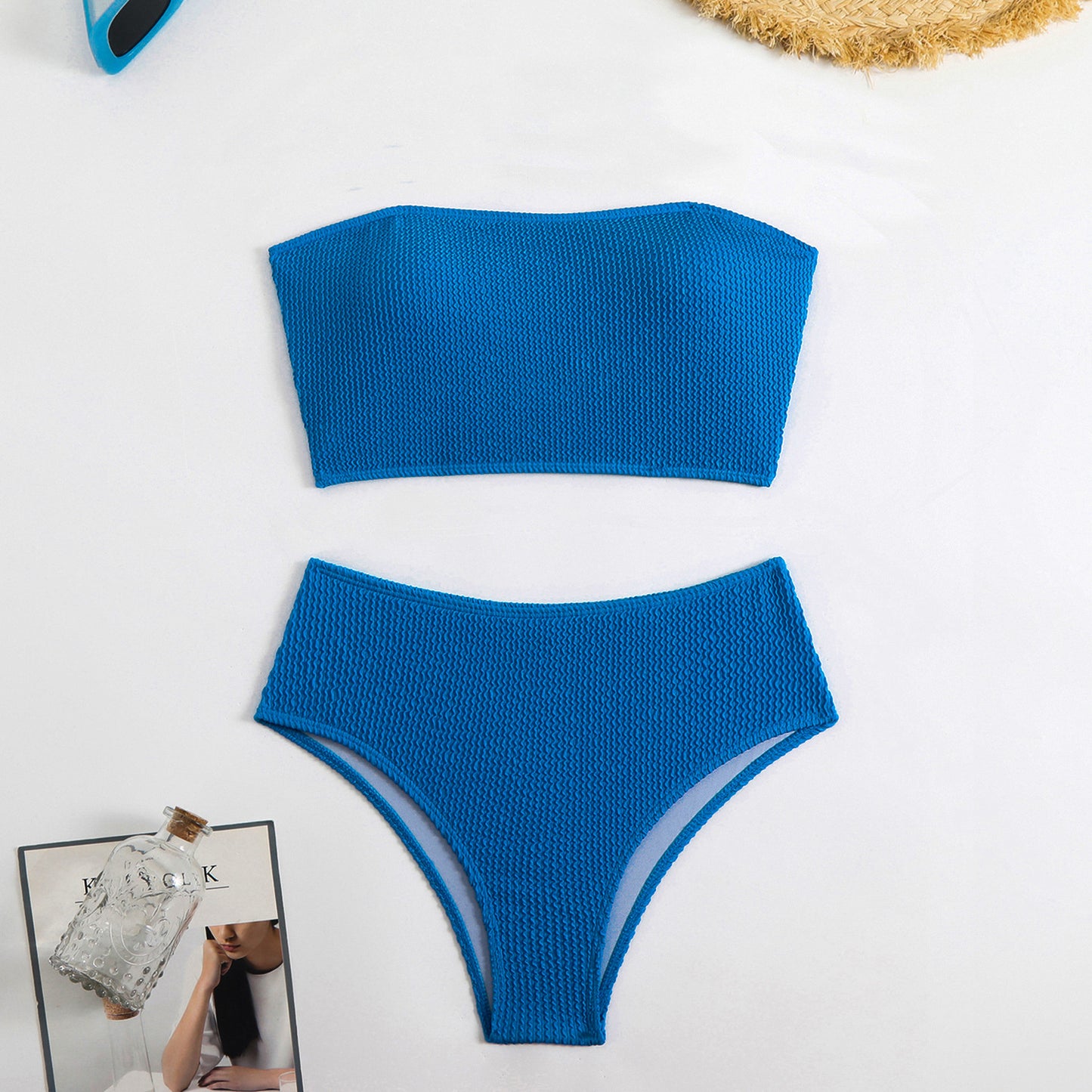 Women's High Waist Bikini Set – Two-Piece Swimwear | 4 Colours