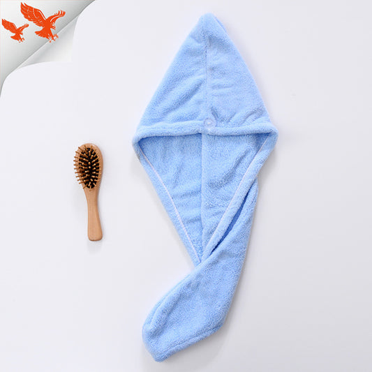 Coral Fleece Hair Drying Cap | Quick-Dry & Soft | Pack of 1, 2, 3 or 4