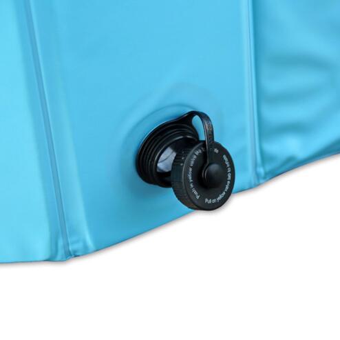 Foldable Dog Paddling Pool | No-Inflate PVC Collapsible Pool for Dogs