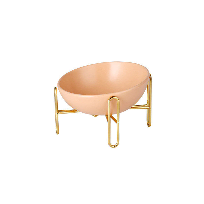 Ceramic Pet Bowl | Food & Water Dish | With or Without Stand