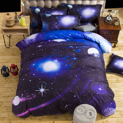 Landscape Print Brushed Bedding Set 4 Piece | 9 Designs