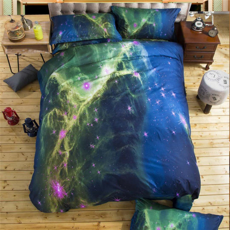 Landscape Print Brushed Bedding Set 4 Piece | 9 Designs
