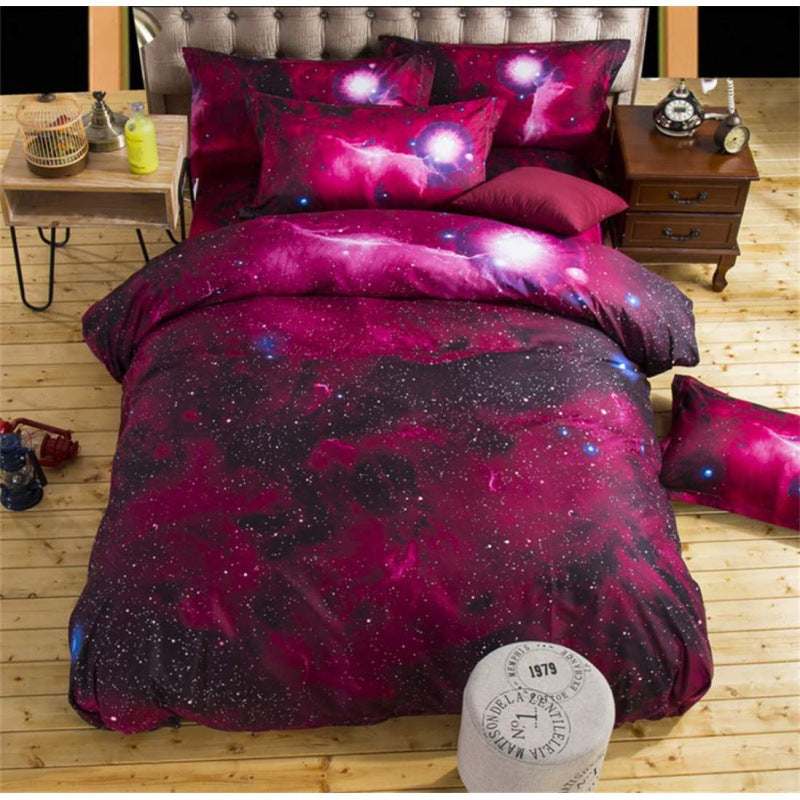 Landscape Print Brushed Bedding Set 4 Piece | 9 Designs