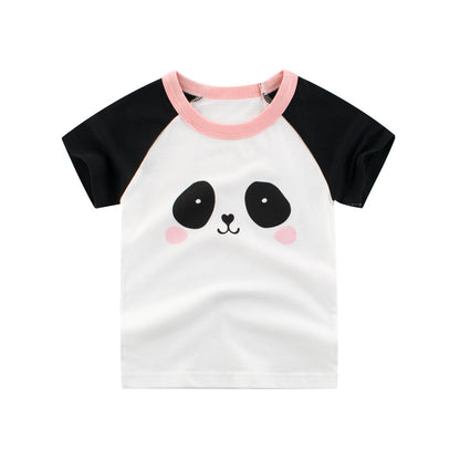 Girls 100% Cotton Short Sleeve Summer T-Shirt – Ages 2–10