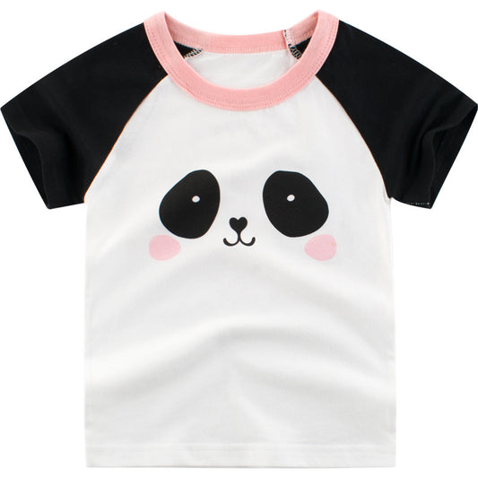 Girls 100% Cotton Short Sleeve Summer T-Shirt – Ages 2–10