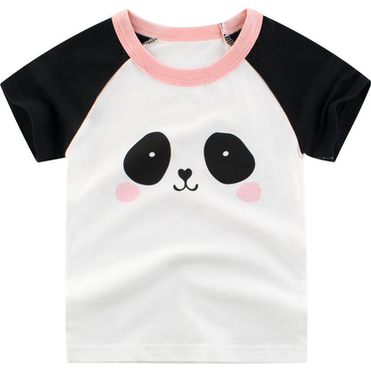Girls 100% Cotton Short Sleeve Summer T-Shirt – Ages 2–10