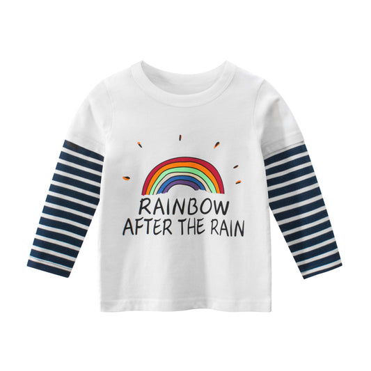Girls 100% Cotton Long Sleeve Top – Spring & Autumn Layer