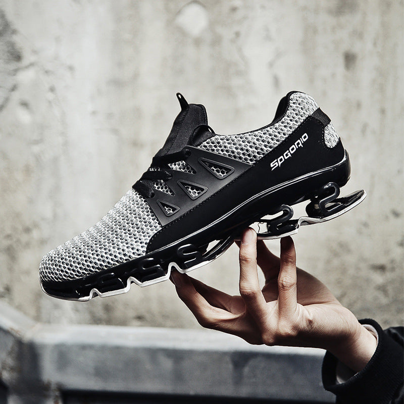 Men's Breathable Outdoor Casual Trainers – Lightweight Mesh Sports Shoes