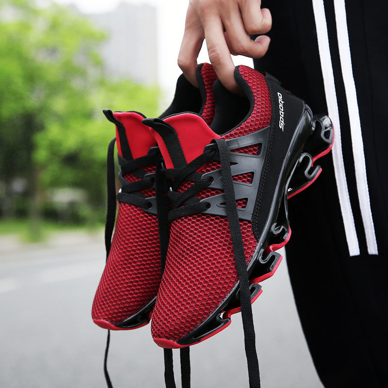 Men's Breathable Outdoor Casual Trainers – Lightweight Mesh Sports Shoes