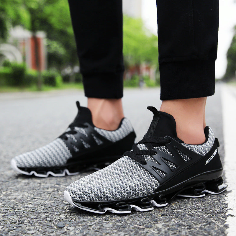 Men's Breathable Outdoor Casual Trainers – Lightweight Mesh Sports Shoes