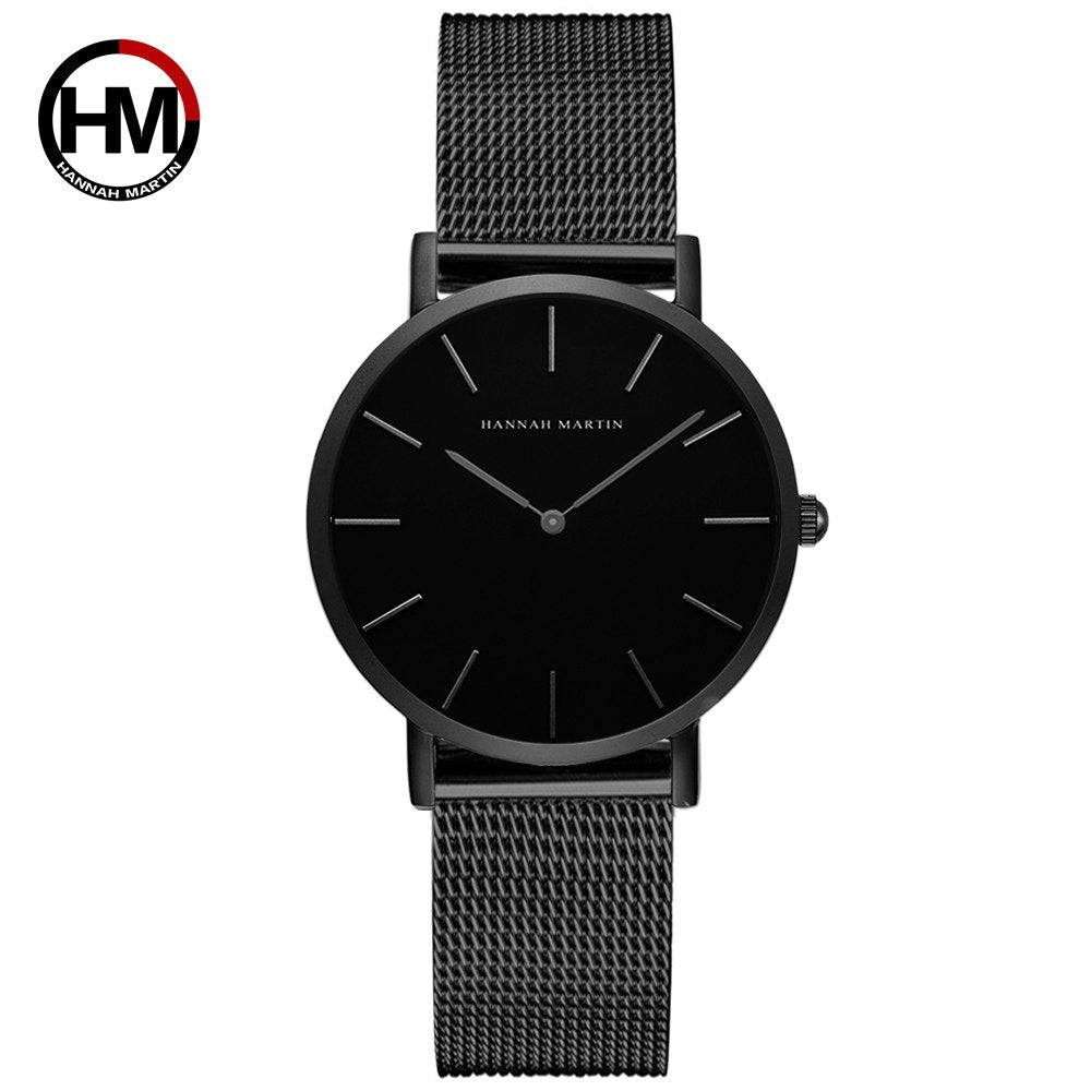 Hannah Martin Ladies Quartz Watch | 36mm Stainless Steel | 30M Waterproof