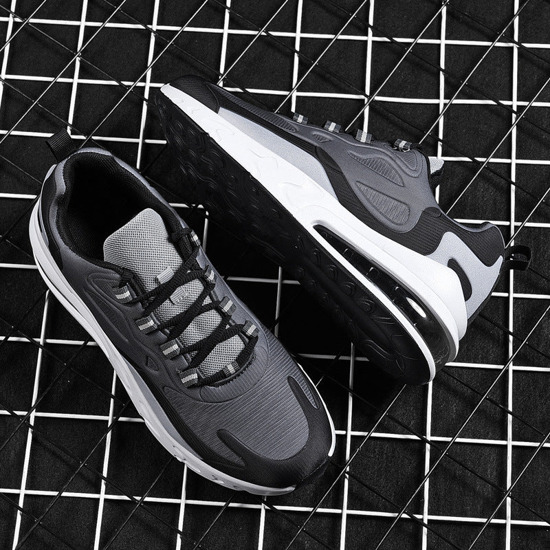 Men's Colour-Block Casual Trainers – Breathable Mesh Leisure Shoes