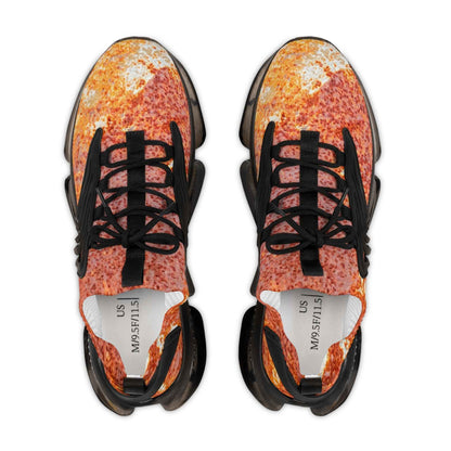 Men's Pizza Print Mesh Sneakers – Novelty Athletic Shoes