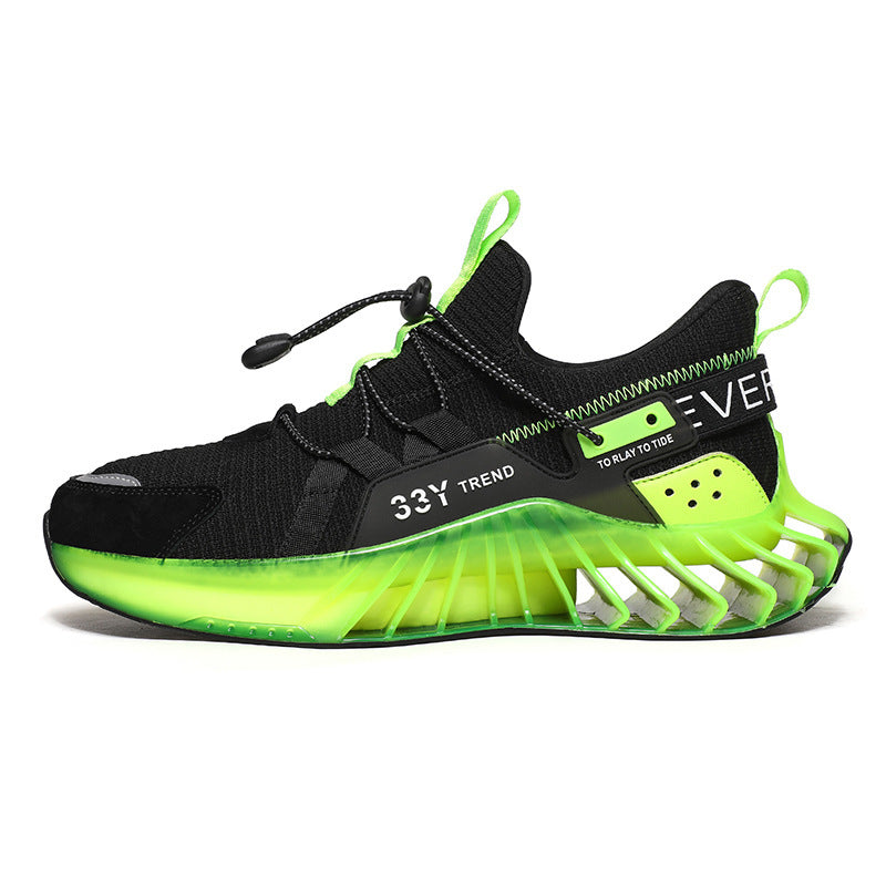 Men's Breathable Mesh Sports Trainers | Lace-Up Casual Shoes