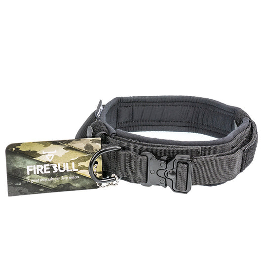 Tactical Dog Collar & Lead Set | Nylon | Grey, Khaki & Black