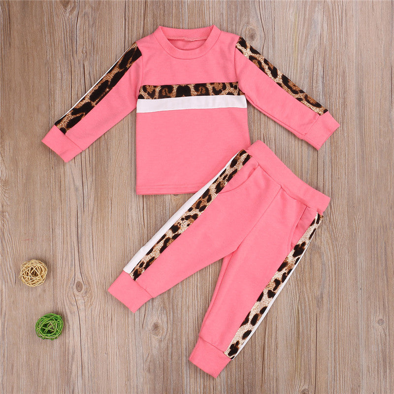 Girls Autumn Winter Clothing Set | Sizes 12M–5 Years | Black, Pink, White