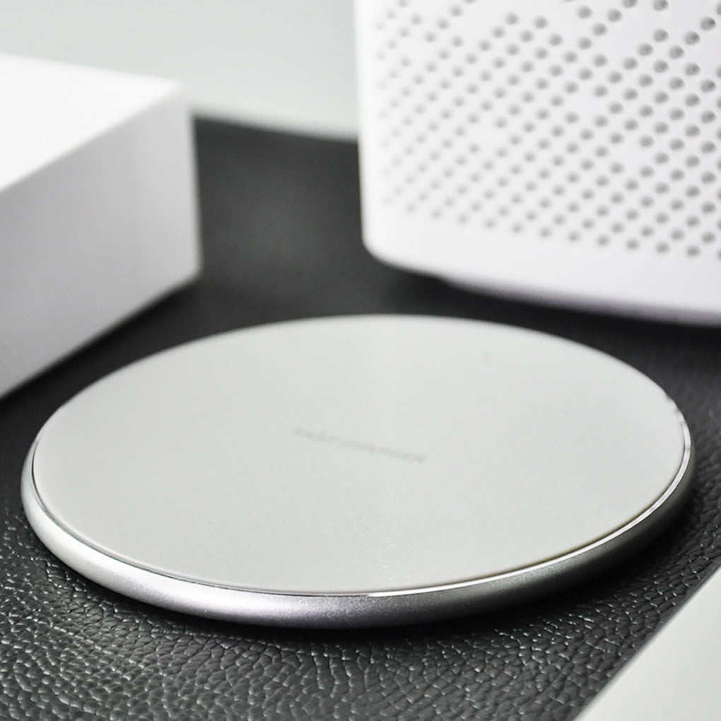 10W Round Metal Grid Wireless Charger | Fast Charging Pad