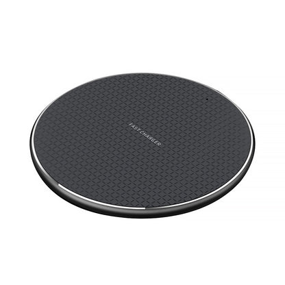 10W Round Metal Grid Wireless Charger | Fast Charging Pad