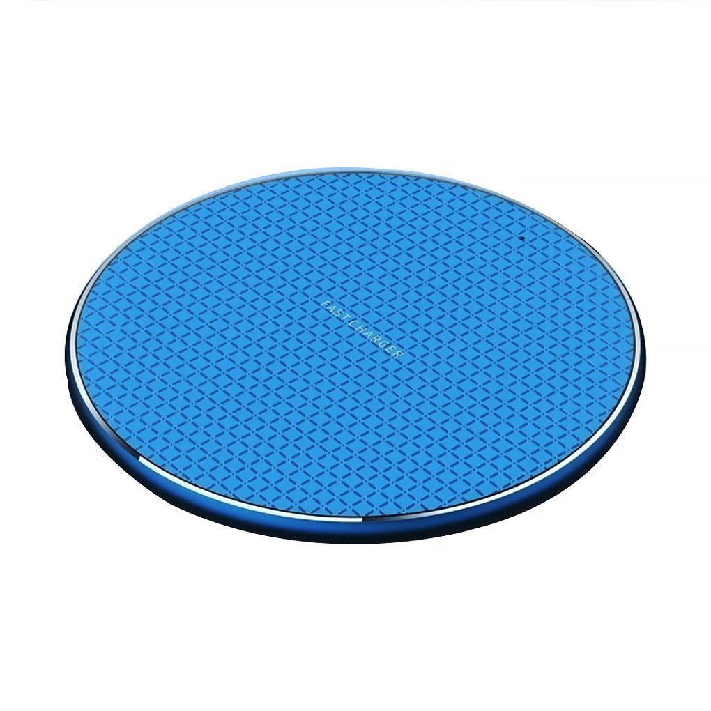 10W Round Metal Grid Wireless Charger | Fast Charging Pad