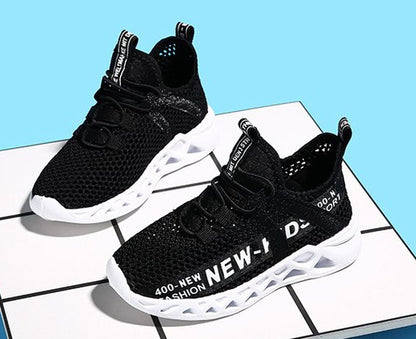 Kids' Breathable Mesh Trainers – Lightweight & Non-Slip