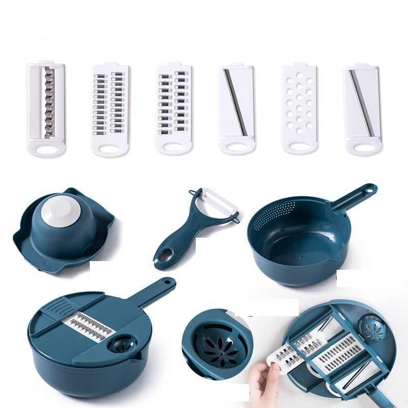 Multifunctional Vegetable Slicer & Shredder – Stainless Steel Blade